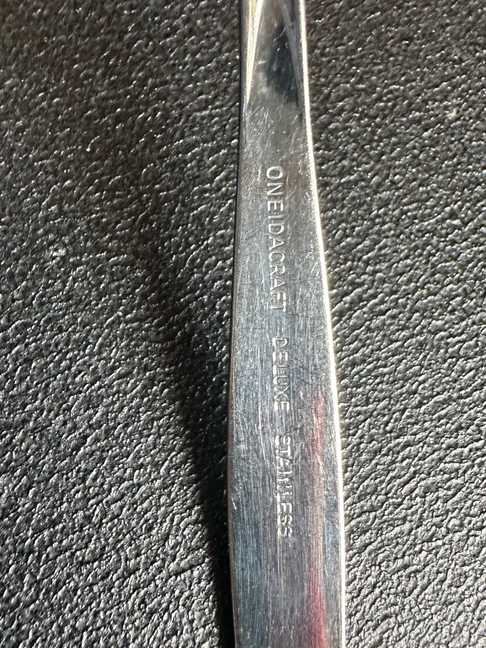 Rogers Silverplated Intl Silver Co Serving Spoon and Oneidacraft stainless ladle